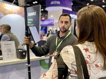 IQGeo at Distributech demonstrating field mobility 
